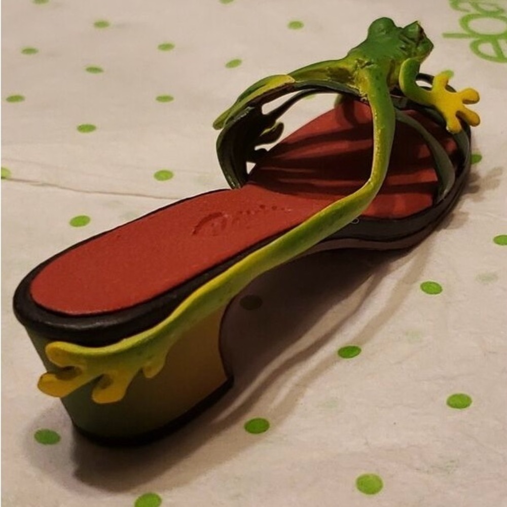 Ribeting Red Eyed Frog Sandle 2000 Just the Right Shoe T26 - Picture 9 of 9